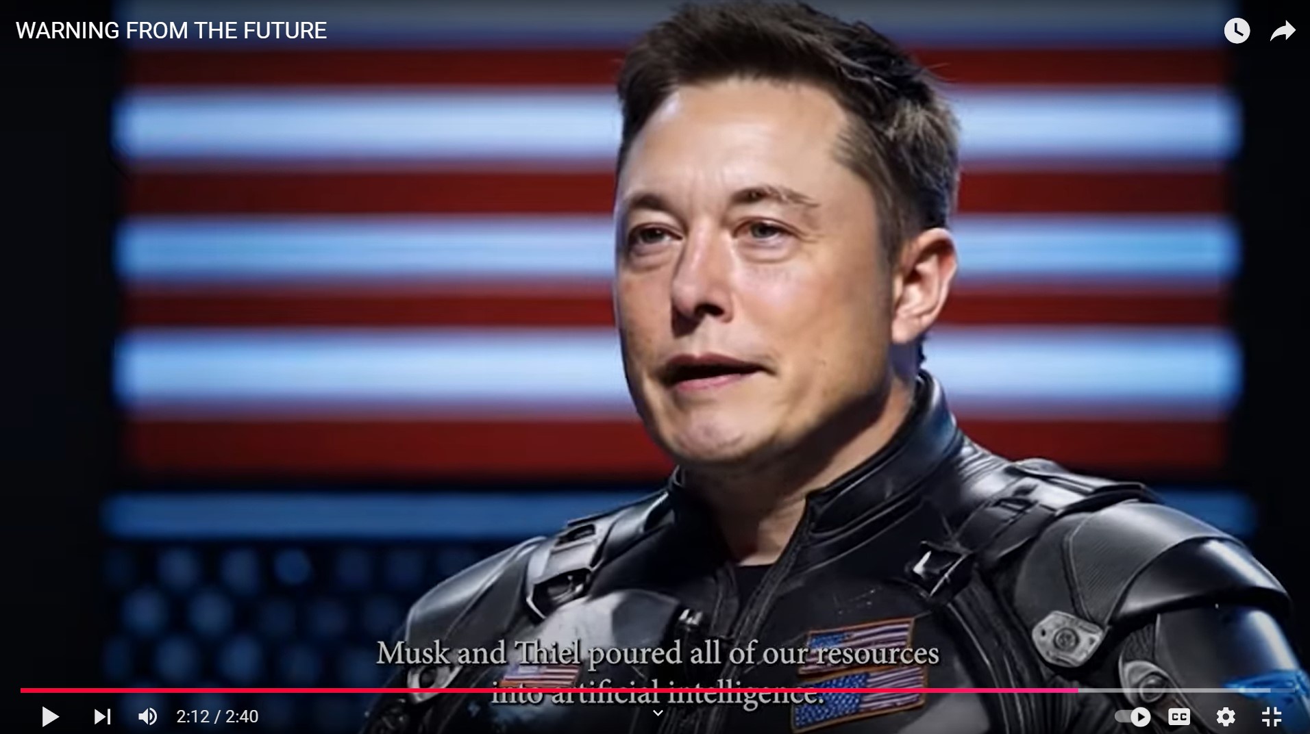 Elon Musk in the future. 