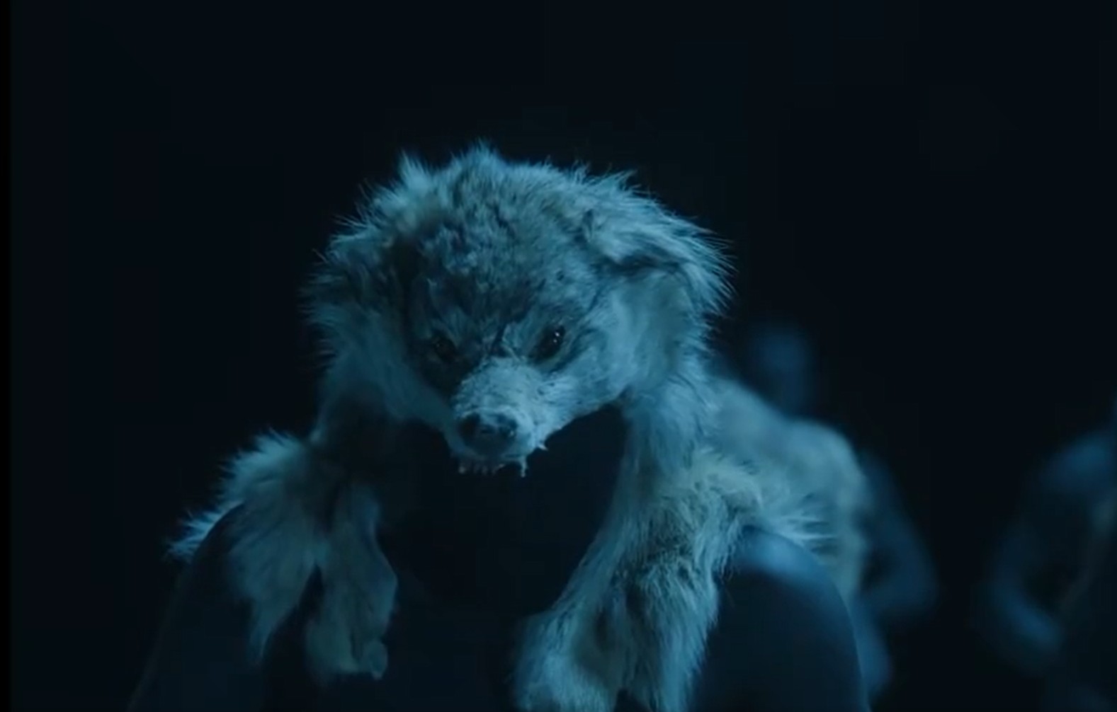 Screen capture from the Kanye West video for "Heil Hitler"