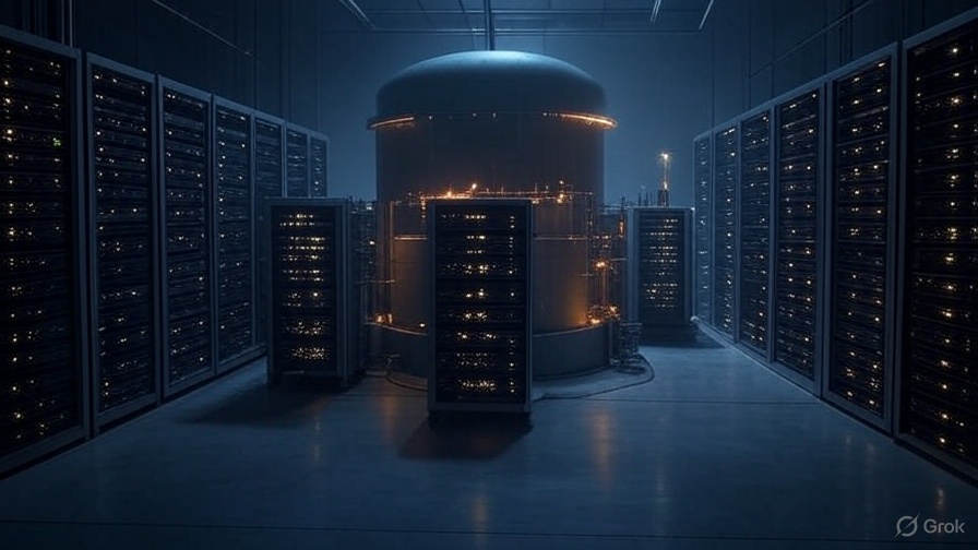 Grock's idea of a nuclear powered data center. 
