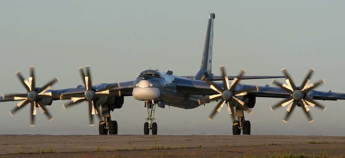 A Tupolev TU-95. 