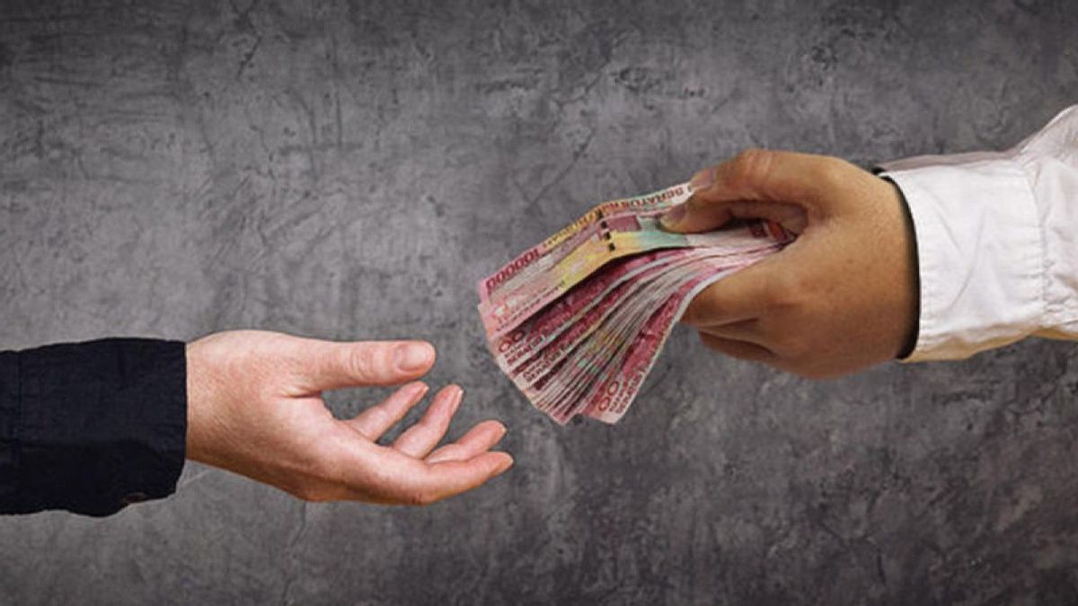 money changing hands