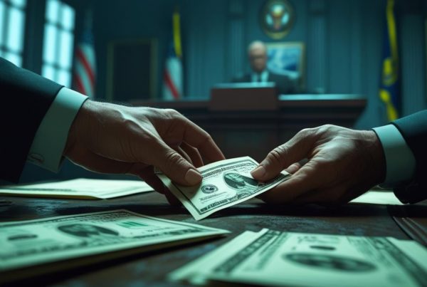 Money changing hands