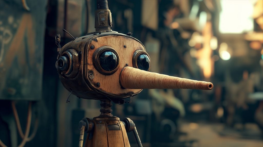 an AI Pinocchio