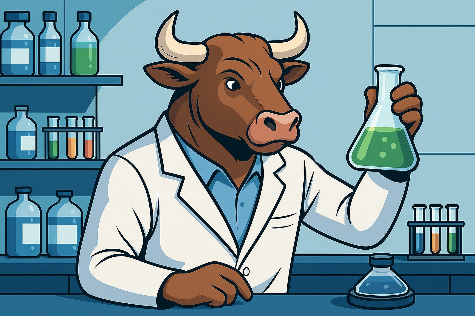 Bull scientist 