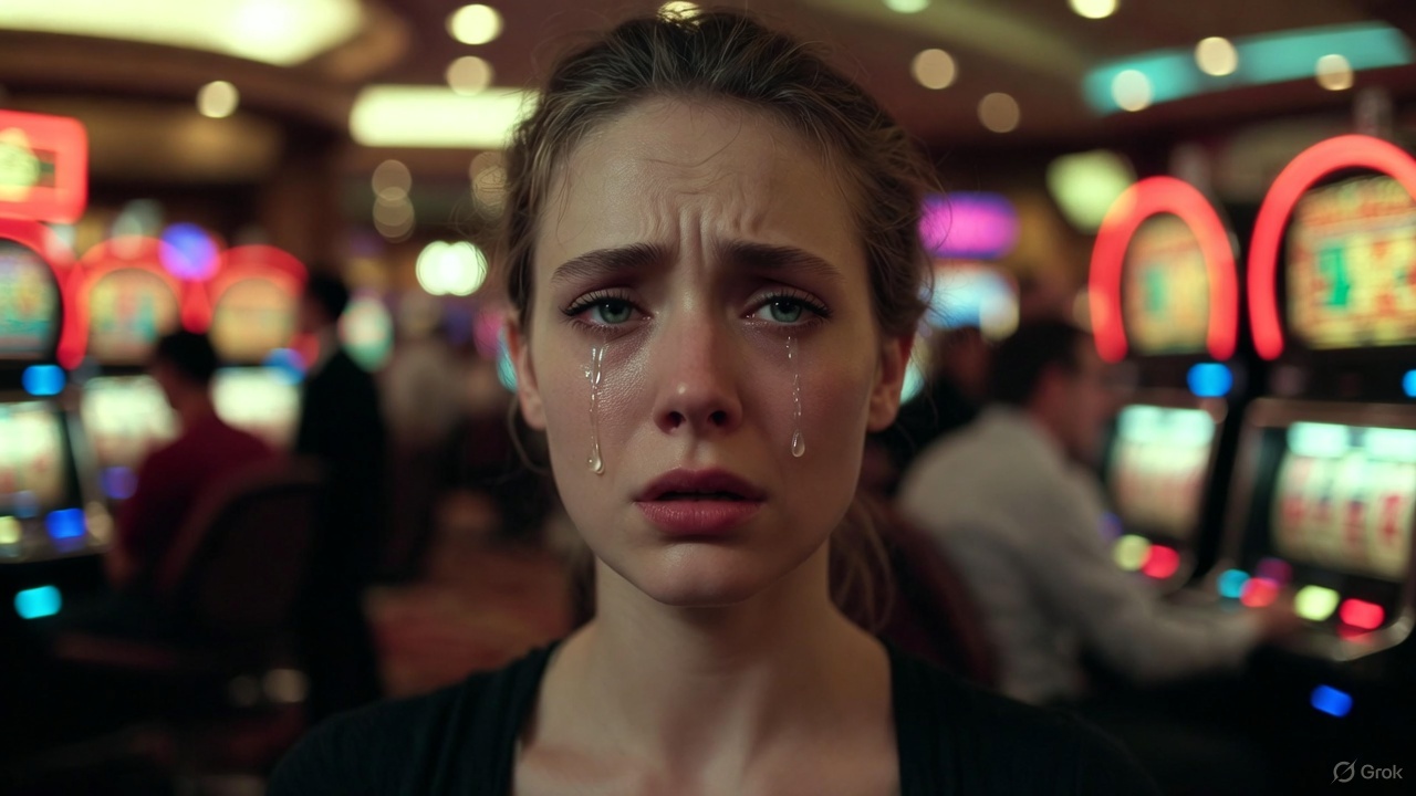 Crying in the casino.