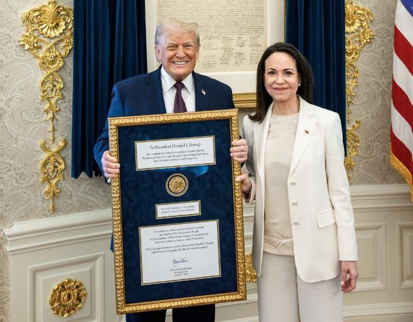 Trump Machado Nobel Prize