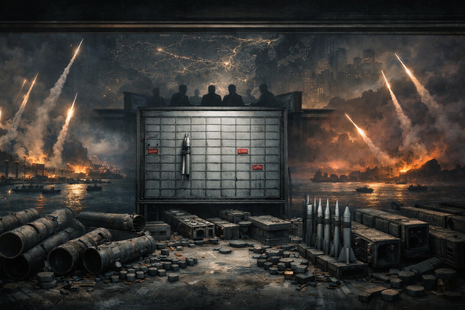 AI depiction of strategic exhaustion. 