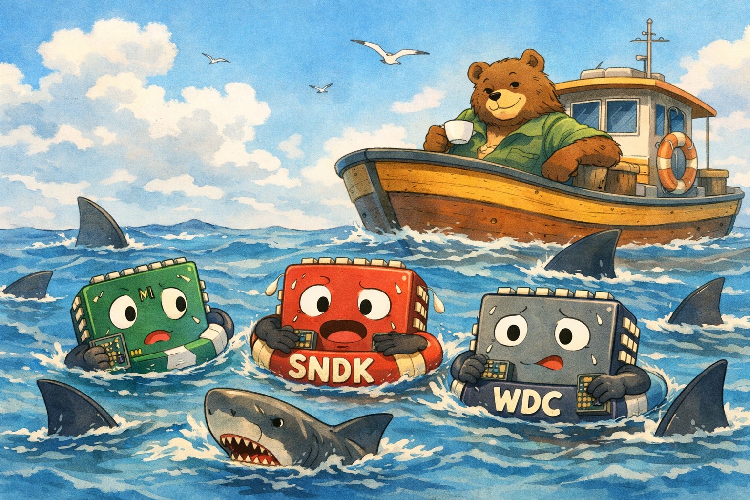 Chips and sharks.