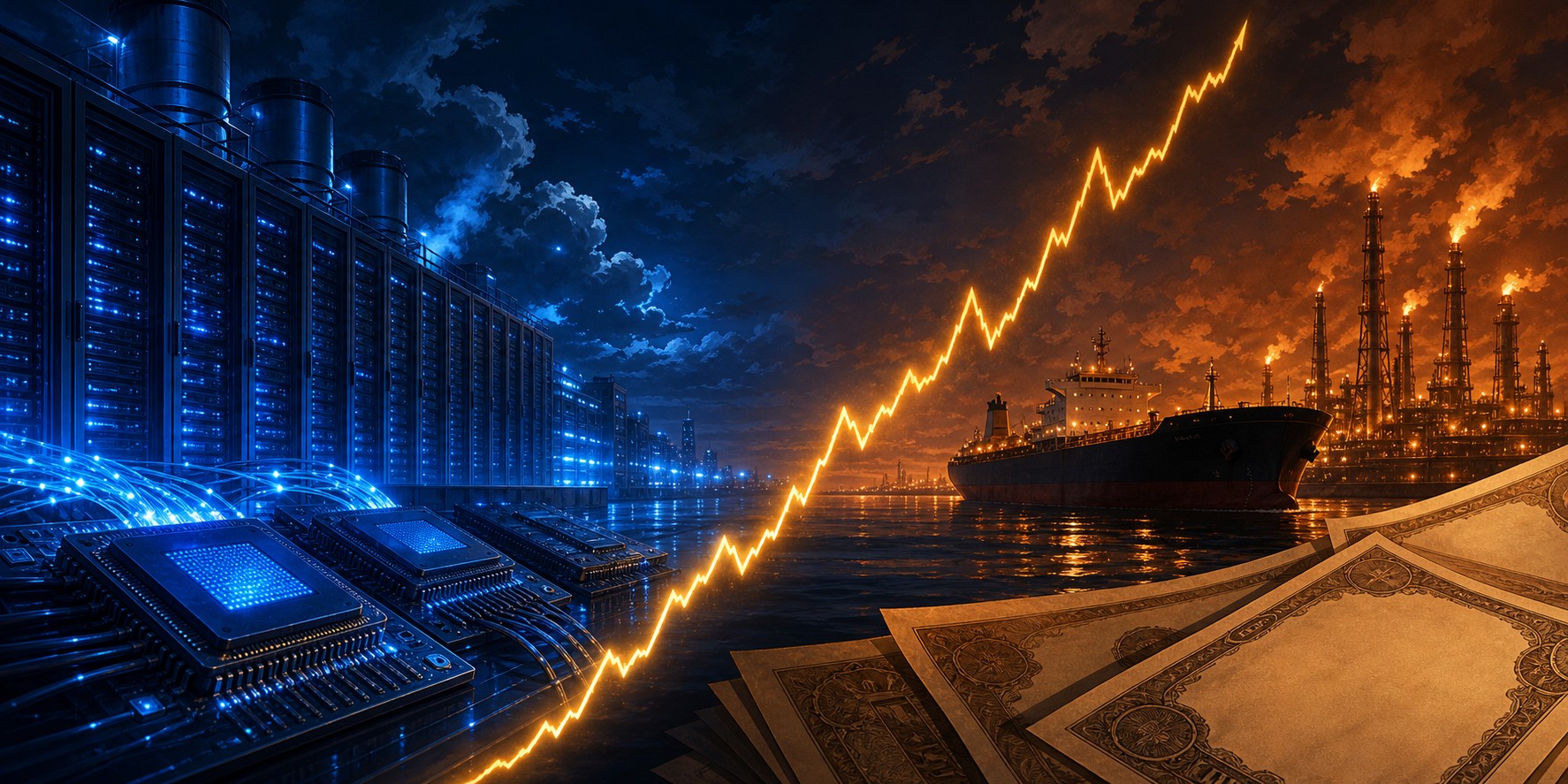 AI profits meet 4.7% yields. 