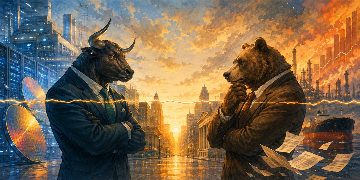 A bull and bear confronting last week’s crosscurrents in AI, oil, rates, and employment