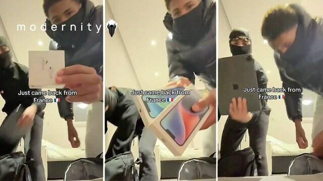 Watch: Paris Looters Boast About Stolen Haul