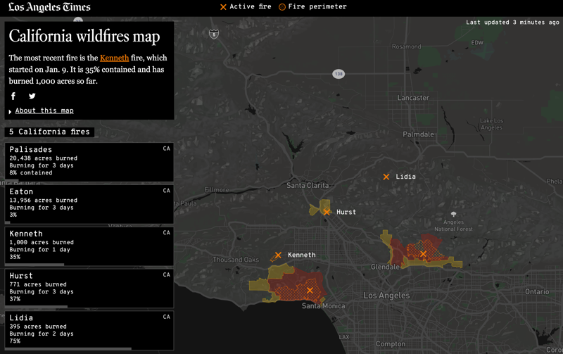 10 Dead, 10,000 Structures Burned In Los Angeles Area Inferno As Fire Damage Could Exceed 0 Billion