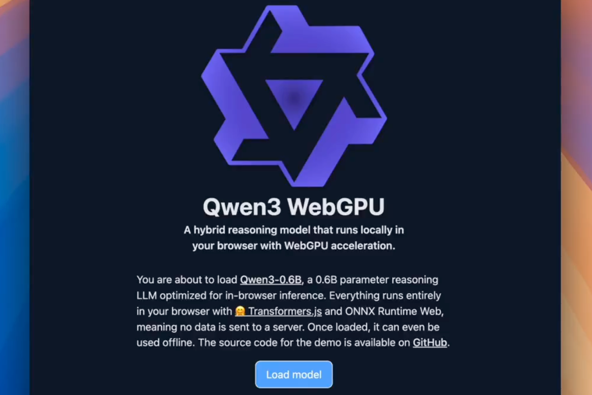 阿里巴巴Qwen3模型界面