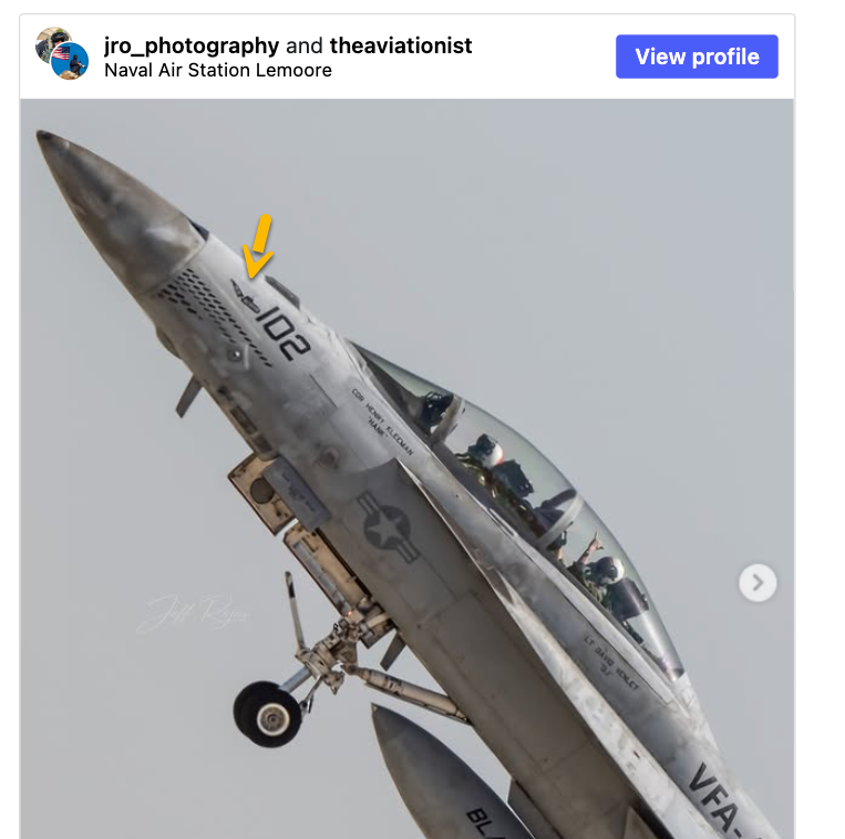 US Navy Super Hornet "Sub Buster" Marking Hints At Iranian Submarine Kill