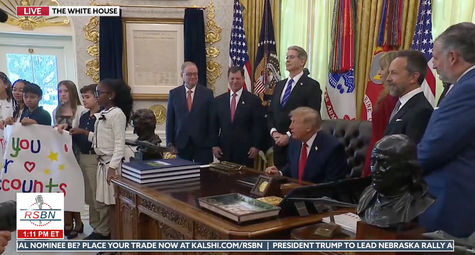 "They'll Be Quite Rich": Trump Says 70 Million Eligible Children Automatically Enrolled In 'Trump Accounts'