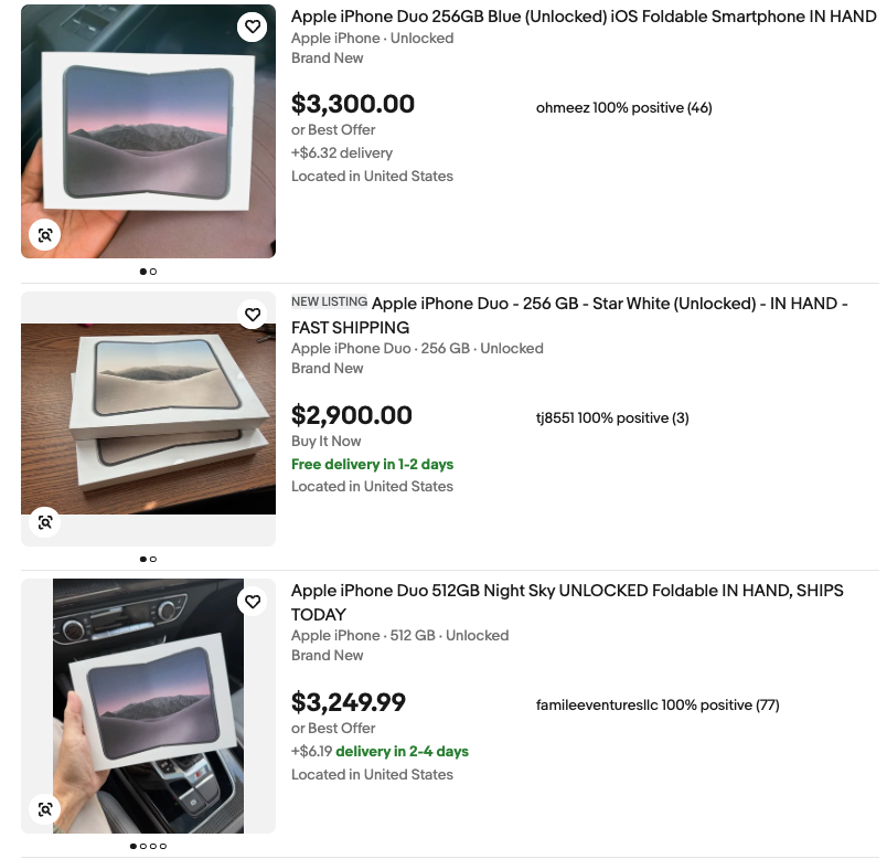 iPhone Duo Resellers Demand Steep Premiums As Apple Stores Sell Out, Deliveries Slip To January