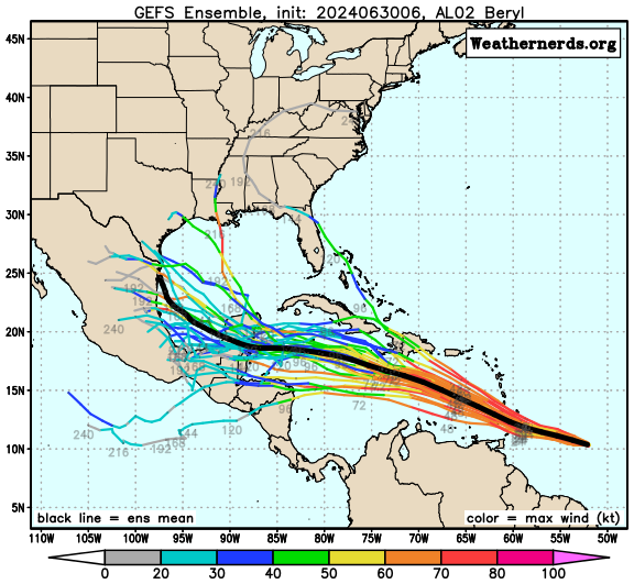 Hurricane Beryl To Intensify Into "Extremely Dangerous Cat. 4" Storm