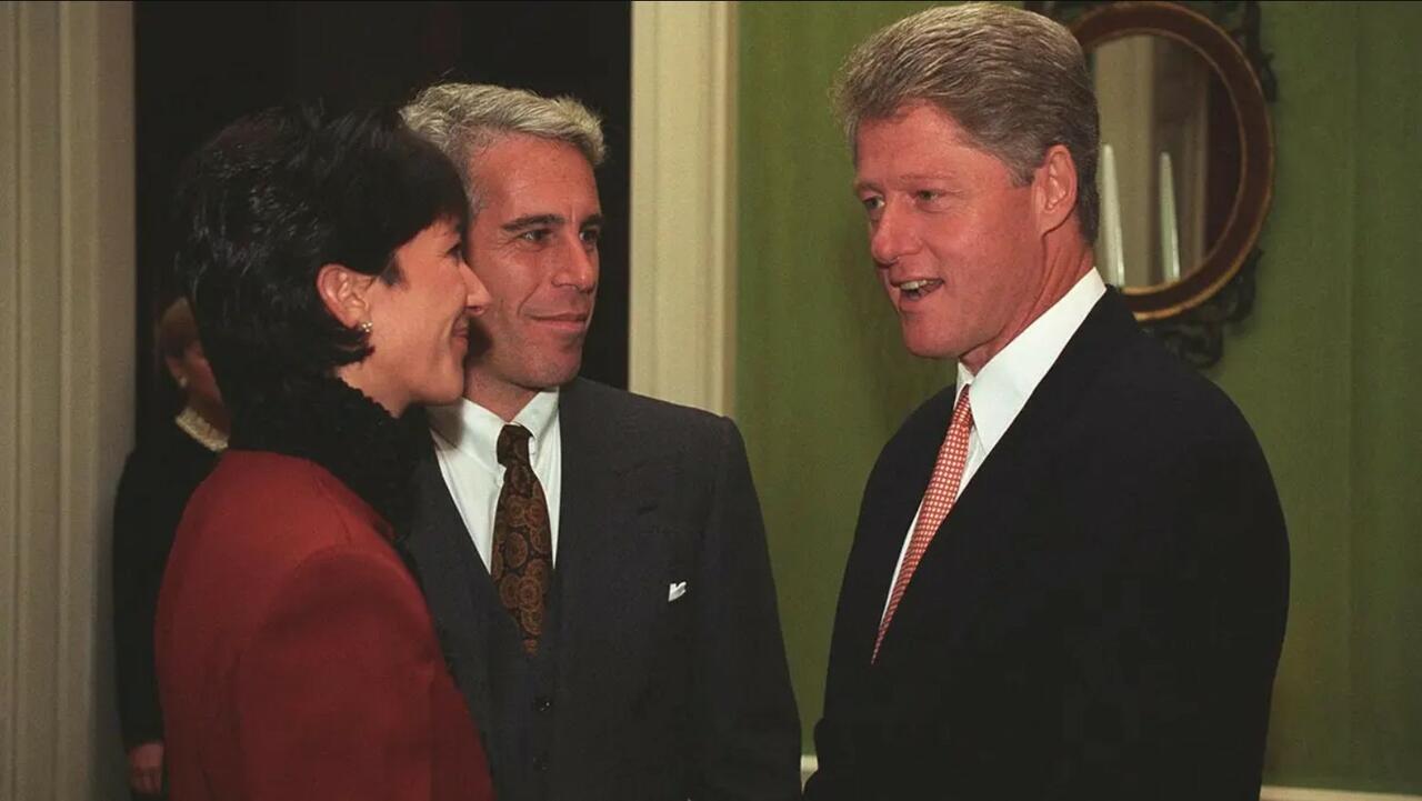 Ghislaine Maxwell, Jeffrey Epstein, and Bill Clinton