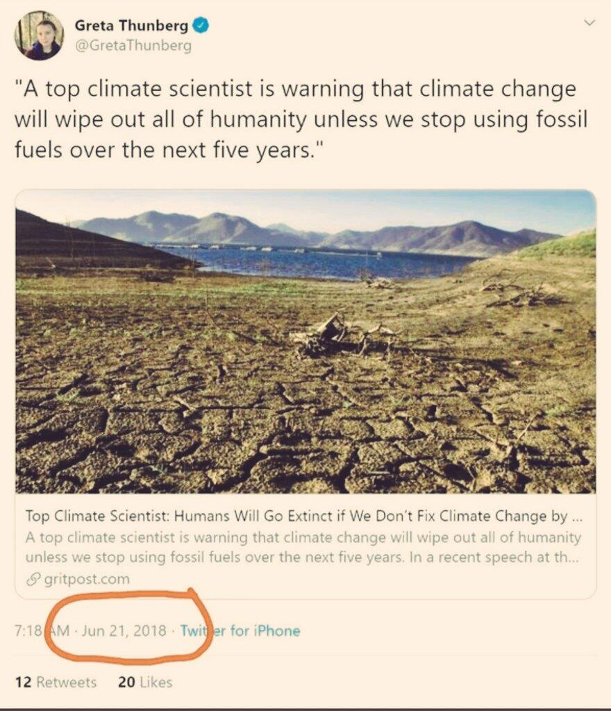 Just Weeks Away From Climate Alarmists Yelling 'End Of World'