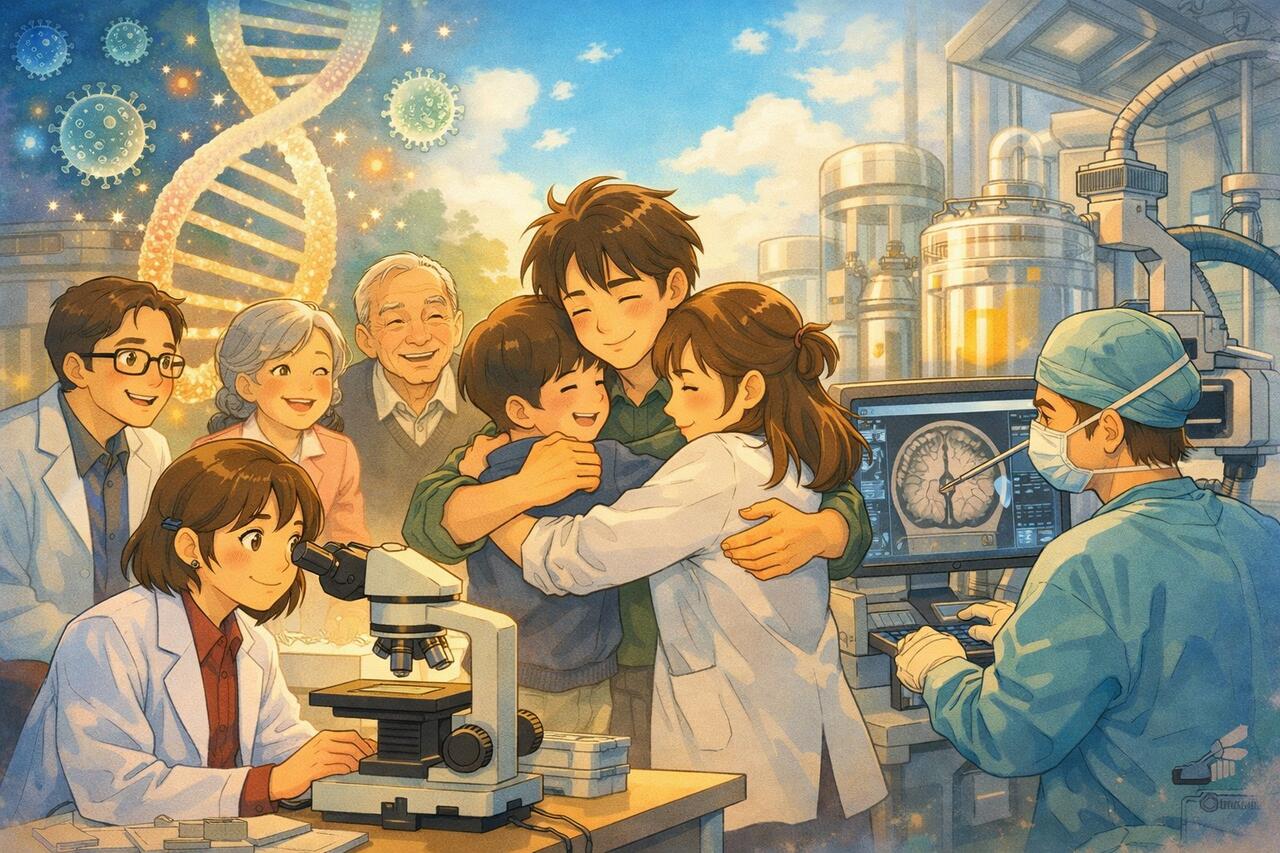 Anime characters celebrating the FDA's decision.