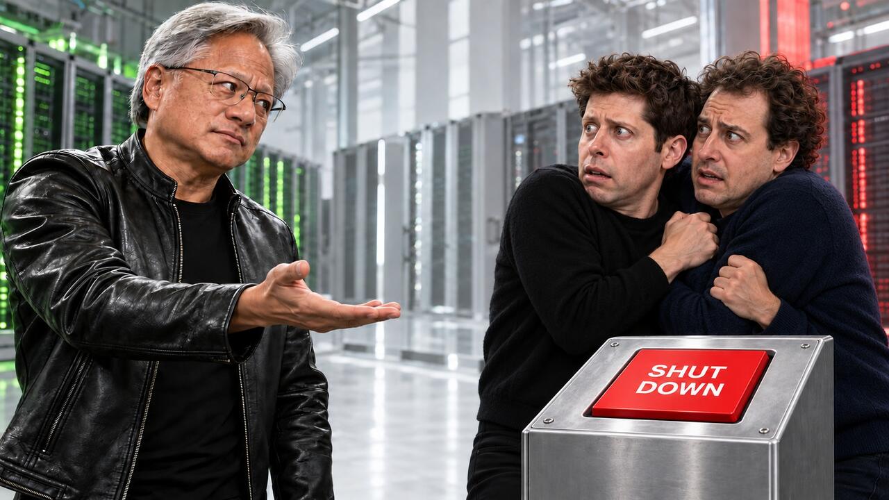 Nvidia CEO Jensen Huang Just Torched Doomsday AI Bros, Says STFU About Existential Risk Or Shut It Down