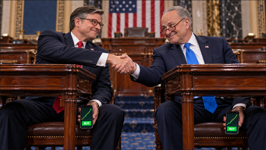 Congress Keeps The Trading Desk Open: Senate Dems Sink Lawmaker Trading Ban 53-47