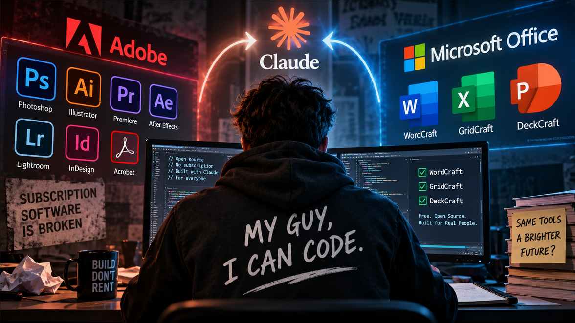 "My Guy, I Can Code": After Deconstructing Adobe, Dev Uses Claude To Clone Microsoft Office For Free