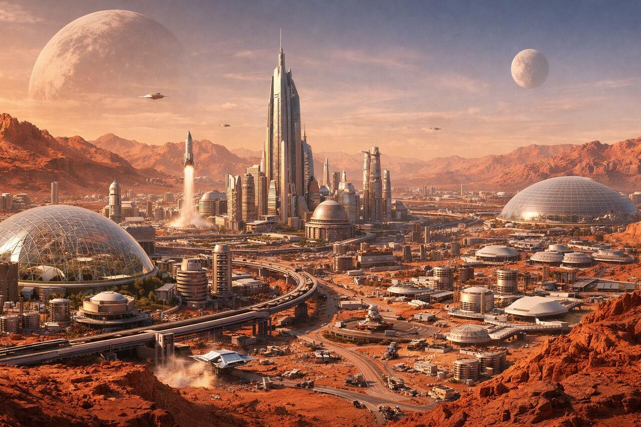A city on Mars
