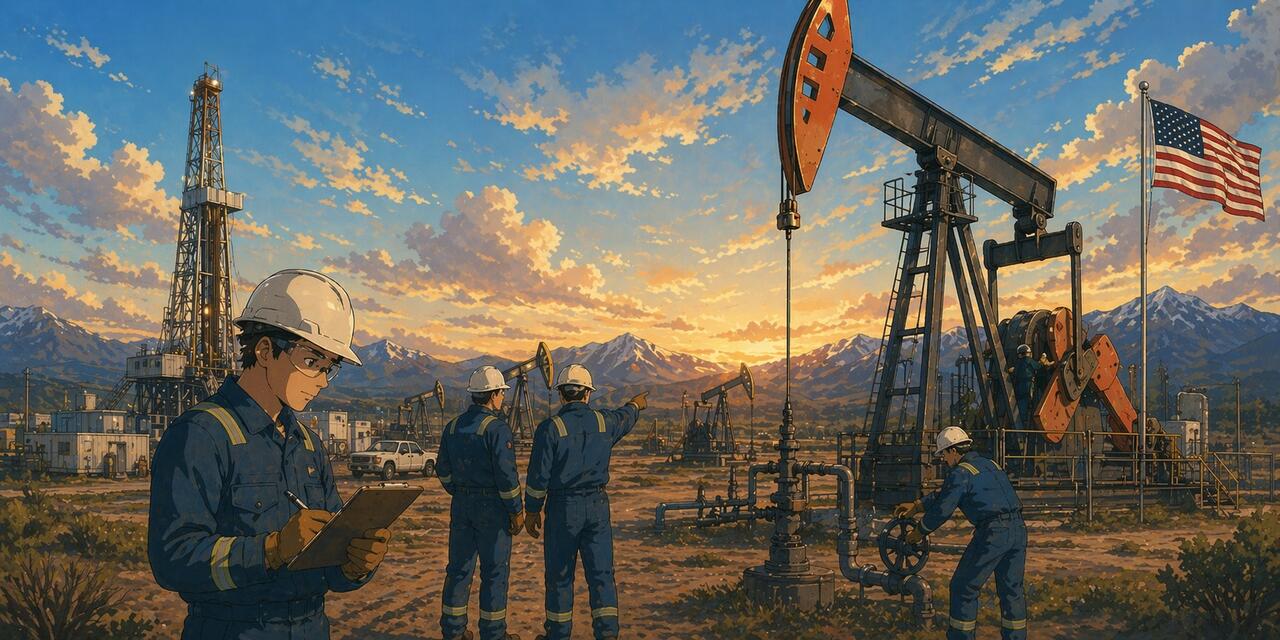 Oil company workers. 