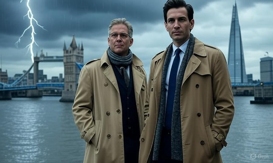 Grok's idea of today's Bessent and his younger self. 