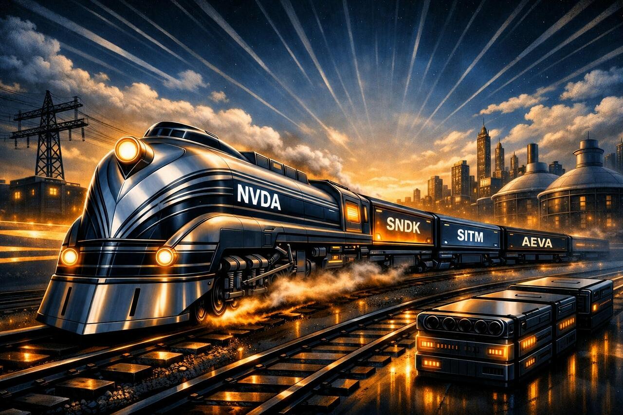 An Art Deco AI Train