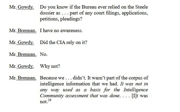 John Brennan Hit With Criminal Referral Over Steele Dossier Lies
