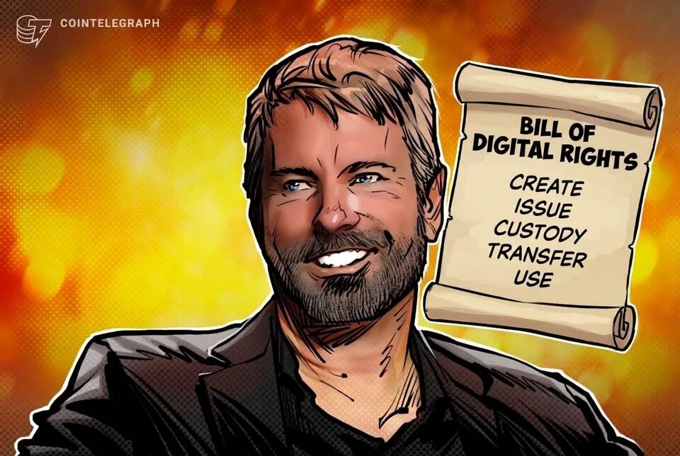 Saylor Outlines 'Bill Of Digital Rights' To Help Build Prosperity In Future Economy