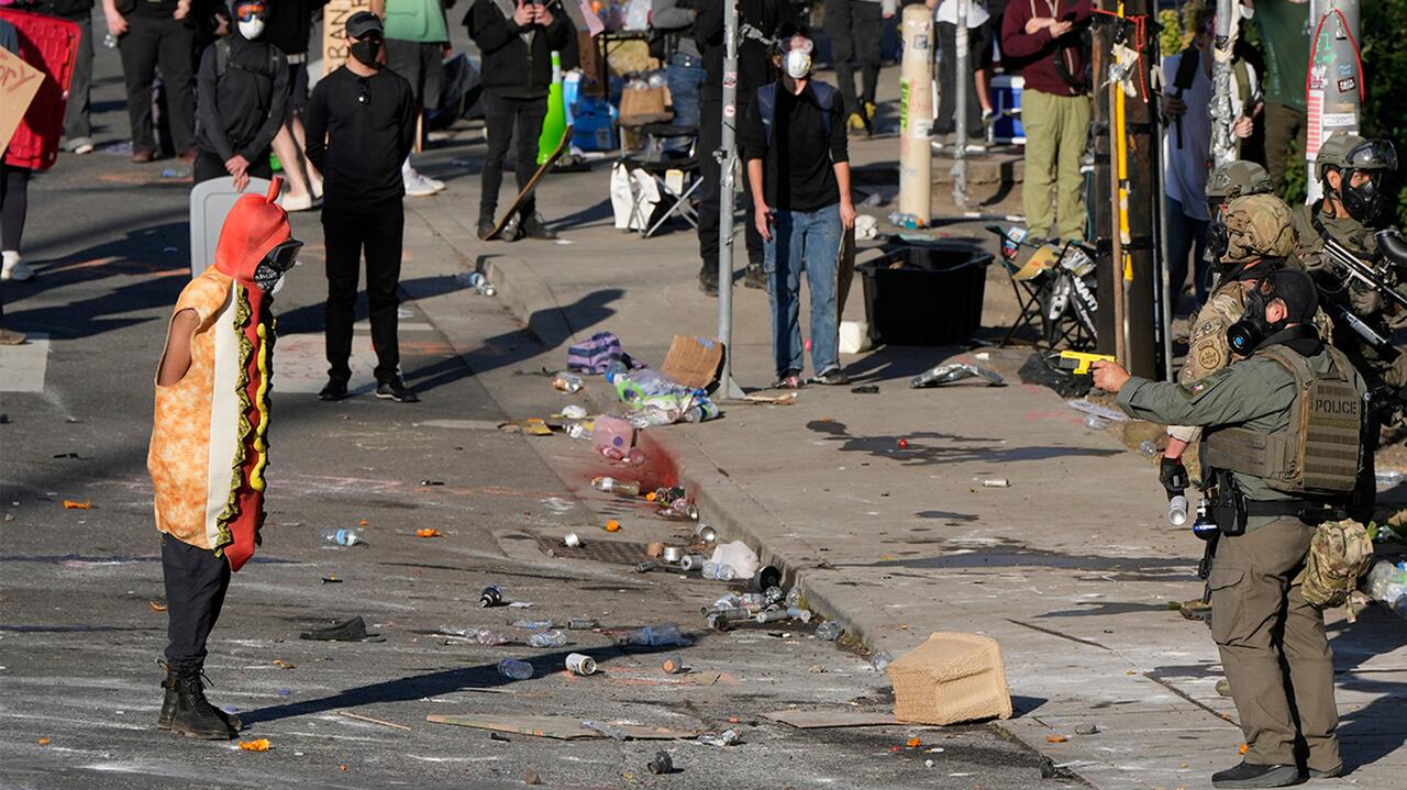 DHS Respond After 'Violent Rioters' Storm ICE Facility, Assault Law Enforcement Officers