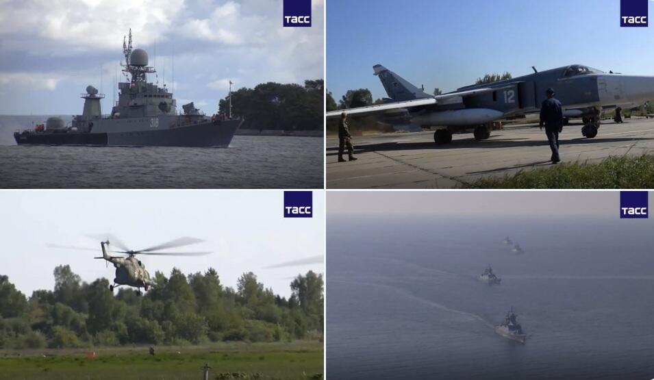 Russia Launches Large-Scale Naval War Drills In Baltic Sea