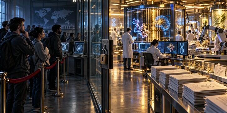 AI users held behind the public frontier while a private lab advances