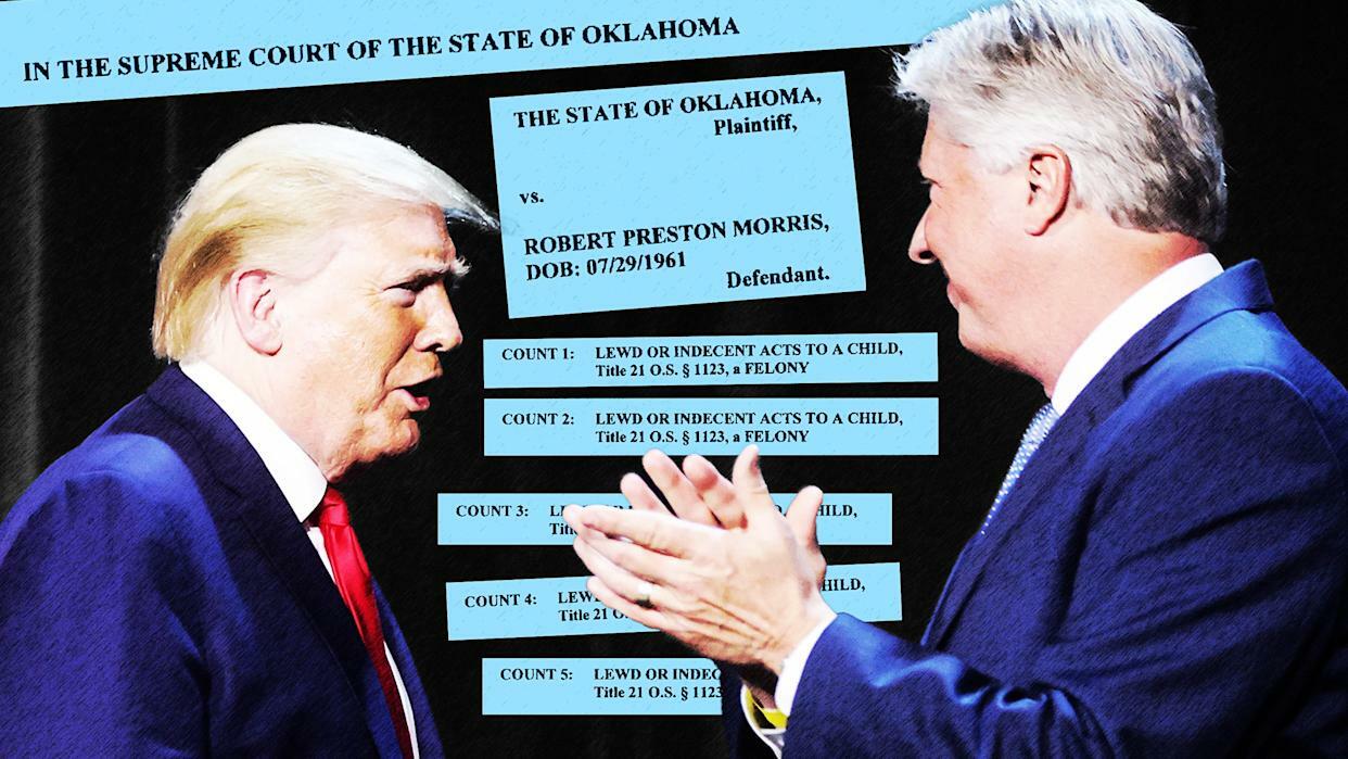 Robert Morris with President Trump