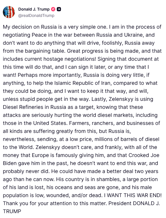 Putin Proposes Summit With Trump And Xi To Negotiate End Of Ukraine War; Zelensky Not Invited