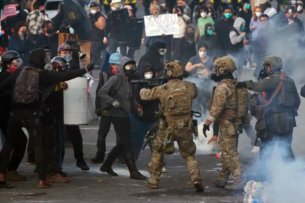 DHS Respond After 'Violent Rioters' Storm ICE Facility, Assault Law Enforcement Officers