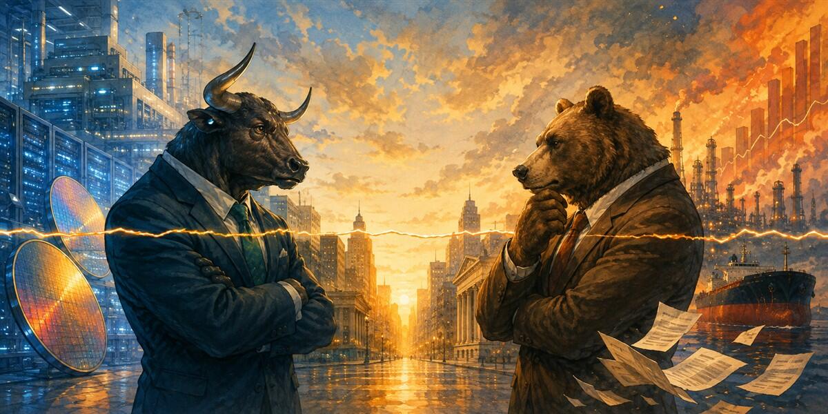 A bull and bear confronting last week’s crosscurrents in AI, oil, rates, and employment
