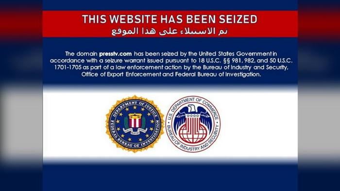 US Govt Seizes News Websites Across MidEast, Including Iran's PressTV