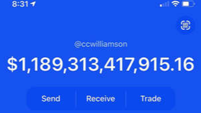 He Woke Up To Find $1.1 Trillion In His Coinbase Account