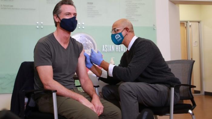 California Governor Out Of Public Sight Since Vaccine Booster Shot 11 Days Ago