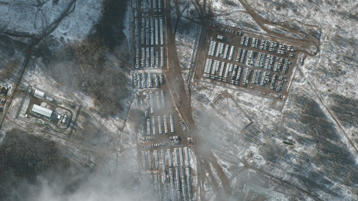 New Satellite Images Purport To Show Russian Force Build-Up Near Ukraine - Vimarsana News