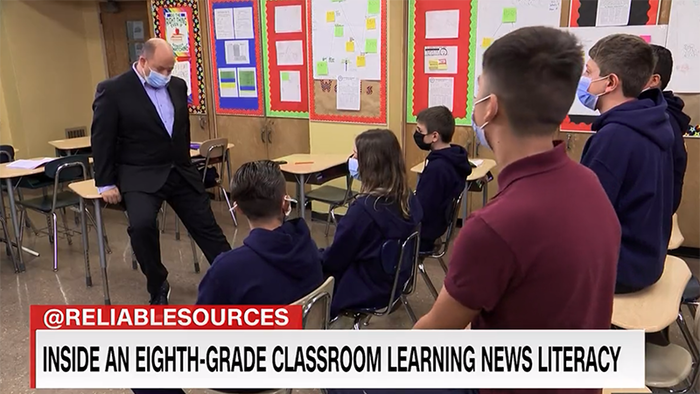 Watch: CNN's Stelter Visits School Kids Being Taught How To Spot "Misinformation" - Vimarsana News