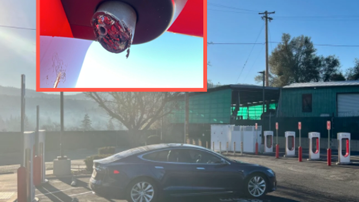 Shocked Tesla Owners Discover Supercharger Station Robbed Of Its Charging Cables - Vimarsana News