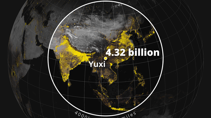Visualizing The Yuxi Circle: The World's Most Densely Populated Area - Vimarsana News