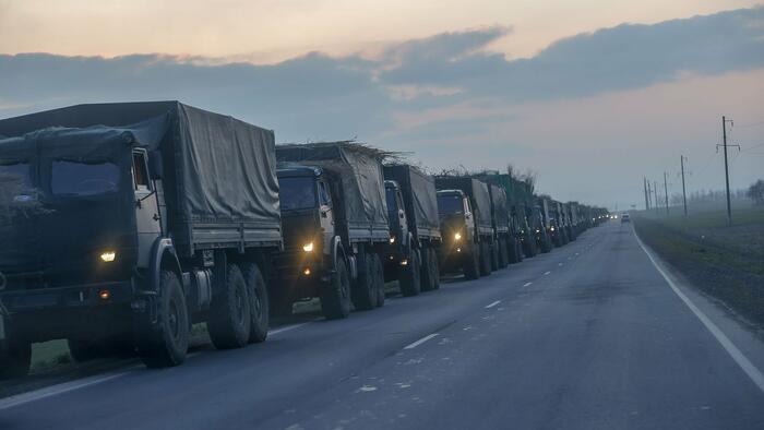 8-Mile Long Russian Convoy Signals Huge Assault Readied To Take Donbas: Pentagon - Vimarsana News