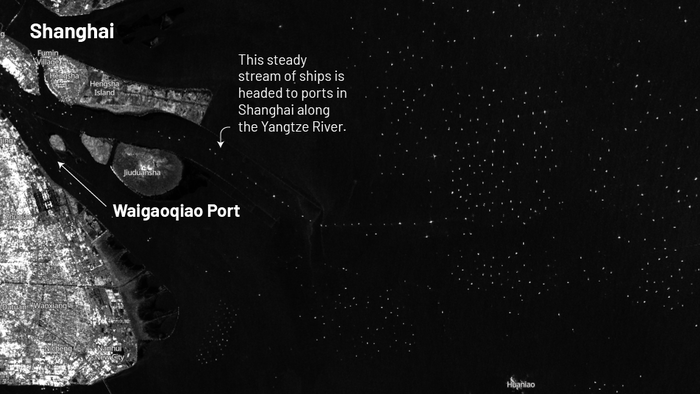 Satellite Maps Expose Shanghai's Supply Chain Standstill - Vimarsana News