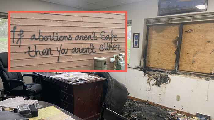 Pro-Life Organization Fire-Bombed With Molotov Cocktail - Vimarsana News
